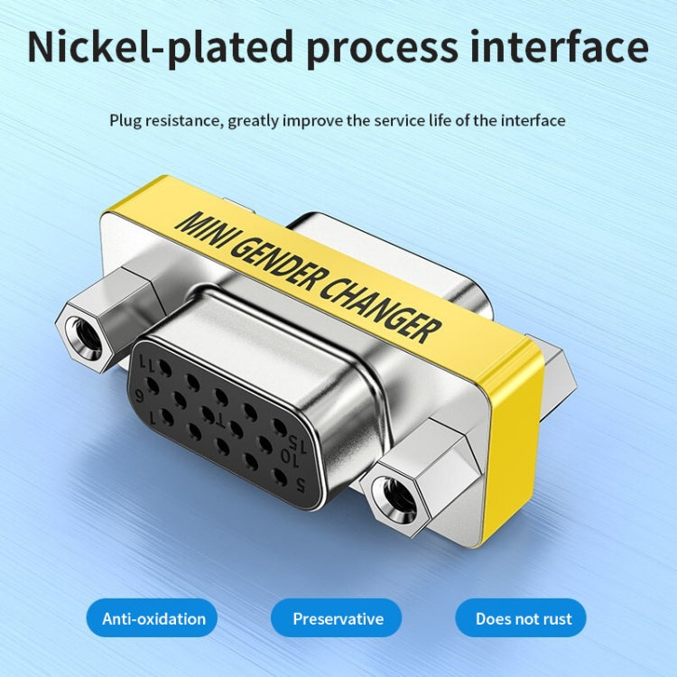 VGA 15Pin Female to VGA 15Pin Female adapter - Adapter by buy2fix | Online Shopping UK | buy2fix
