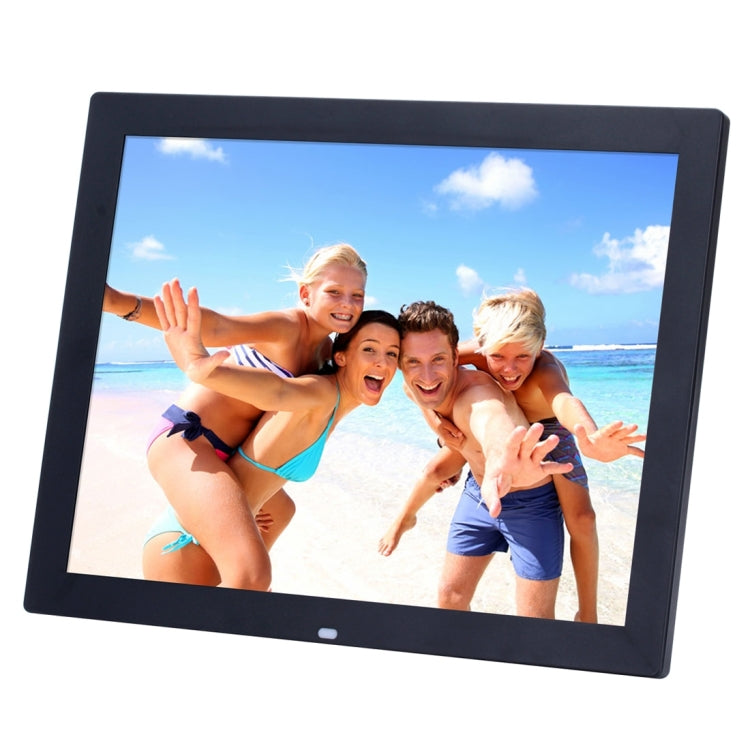 14 inch HD LED Screen Digital Photo Frame with Holder & Remote Control, Allwinner, Alarm Clock / MP3 / MP4 / Movie Player(Black) - Consumer Electronics by buy2fix | Online Shopping UK | buy2fix