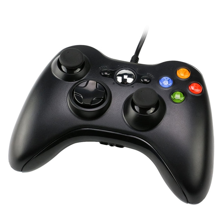 USB 2.0 Wired Controller Gamepad for XBOX360, Plug and Play, Cable Length: 2.5m(Black) - Gamepad by buy2fix | Online Shopping UK | buy2fix