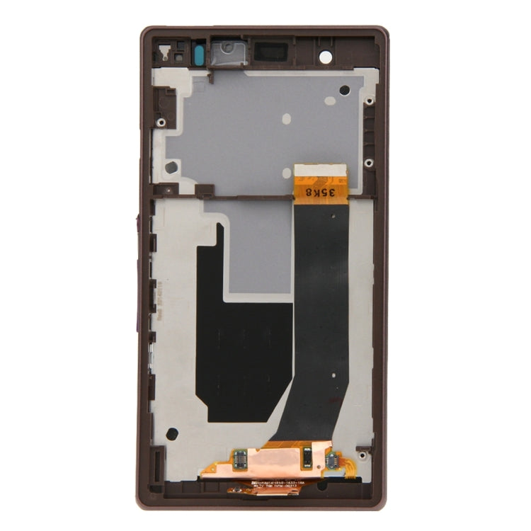 LCD Display + Touch Panel with Frame  for Sony Xperia Z / L36H / C6603 / C6602(Purple) - Repair & Spare Parts by buy2fix | Online Shopping UK | buy2fix