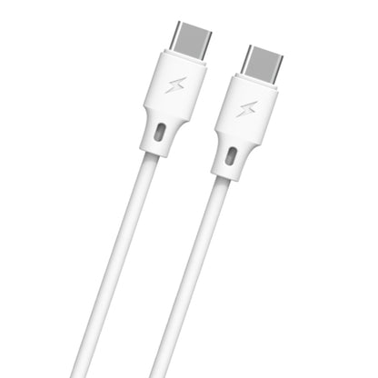 WK WDC-106 3A Type-C / USB-C to Type-C / USB-C Full Speed Charging Data Cable, Length: 1m (White) - USB-C & Type-C Cable by WK | Online Shopping UK | buy2fix