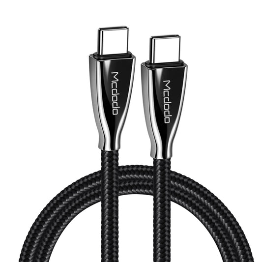 Mcdodo CA-5890 Excellence Series 3A Type-C to Type-C Cable, Length: 1.5m(Black) - USB-C & Type-C Cable by Mcdodo | Online Shopping UK | buy2fix