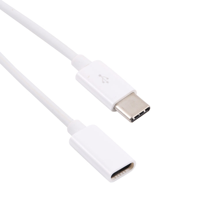 USB-C / Type-C Male to Type-C Female Extended Cable, Length: 1m (White) -  by buy2fix | Online Shopping UK | buy2fix