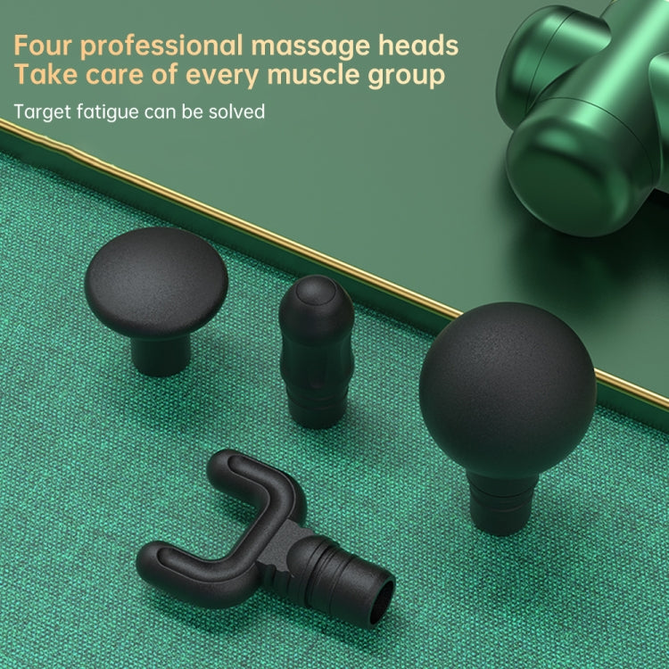 WK WT-FG02 Portable Sports Massage Muscle Gun with 4 Massage Heads (Red) - Massage gun & Accessories by WK | Online Shopping UK | buy2fix