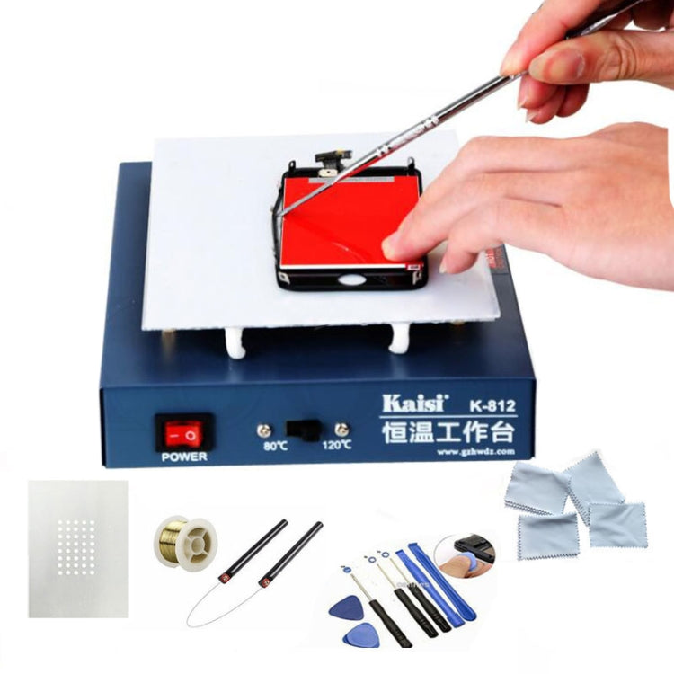 Kaisi K-812 Constant Temperature Heating Plate LCD Screen Open Separator Desoldering Station, US Plug - Repair Platform by Kaisi | Online Shopping UK | buy2fix