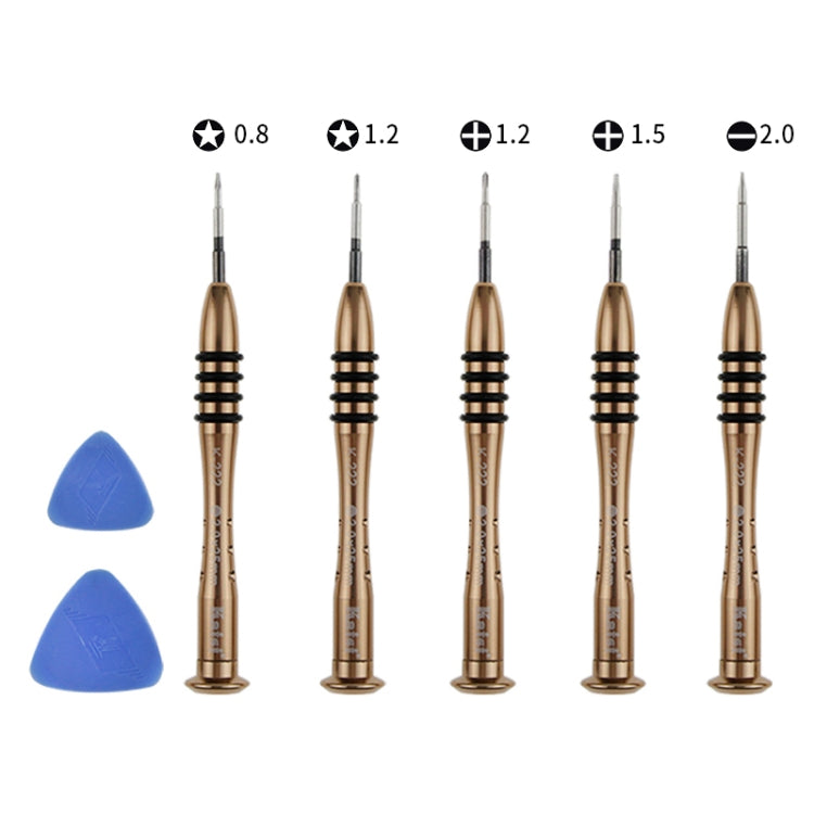 Kaisi K-5222 7 in 1 Plastic Opening Pick + Precision Screwdriver Set Tablet PC Cell Phone Repair Kit - Screwdriver Set by Kaisi | Online Shopping UK | buy2fix