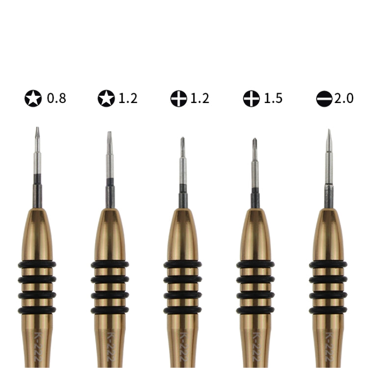 Kaisi K-5222 7 in 1 Plastic Opening Pick + Precision Screwdriver Set Tablet PC Cell Phone Repair Kit - Screwdriver Set by Kaisi | Online Shopping UK | buy2fix