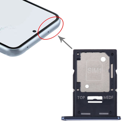 For Samsung Galaxy A54 SM-A546 Original SIM Card Tray + Micro SD Card Tray (Blue) - Repair & Spare Parts by buy2fix | Online Shopping UK | buy2fix