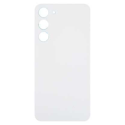 For Samsung Galaxy S23+ SM-S916B OEM Glass Battery Back Cover(White) - Repair & Spare Parts by buy2fix | Online Shopping UK | buy2fix
