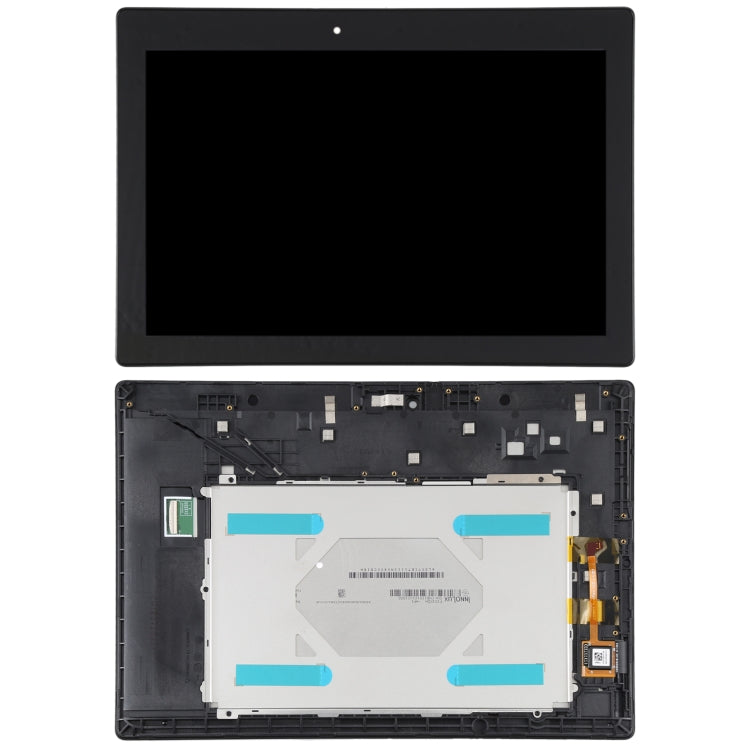 LCD Screen and Digitizer Full Assembly with Frame for Lenovo Tab 2 A10-70 A10-70F A10-70L(Black) - LCD Screen by buy2fix | Online Shopping UK | buy2fix