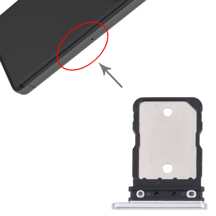 SIM Card Tray for Google Pixel 7 (White) - Repair & Spare Parts by buy2fix | Online Shopping UK | buy2fix