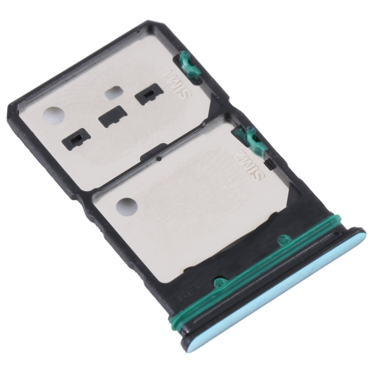 For OPPO Reno7 5G China / Reno7 5G SIM Card Tray + SIM Card Tray + Micro SD Card Tray (Green) - Card Socket by buy2fix | Online Shopping UK | buy2fix