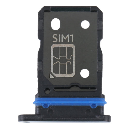 For vivo S15e SIM Card Tray + SIM Card Tray (Black) - Card Socket by buy2fix | Online Shopping UK | buy2fix