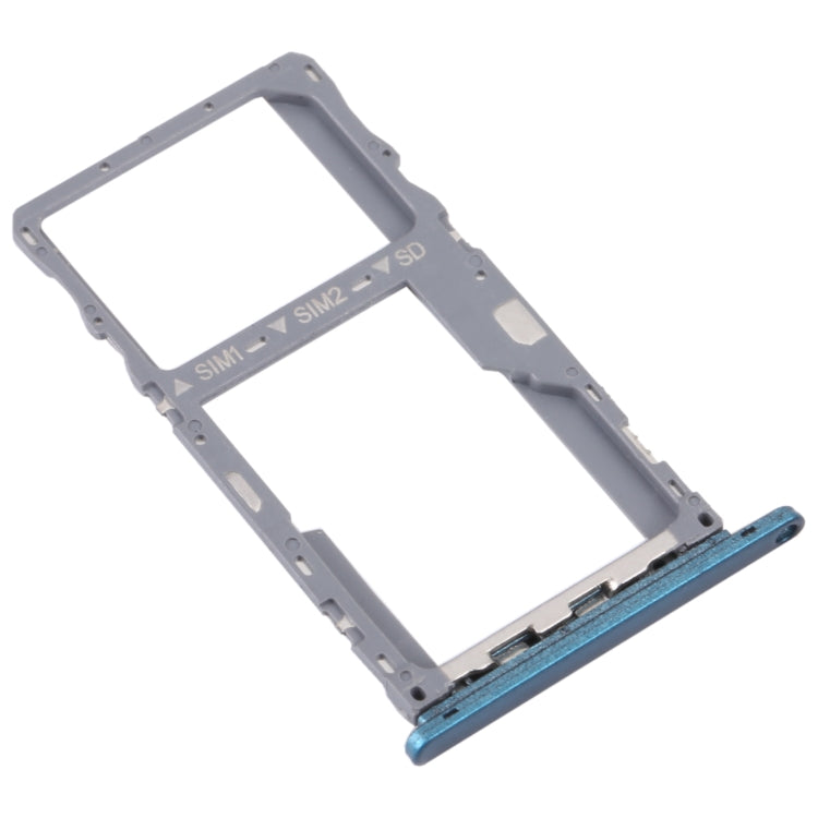 For Alcatel 1V 2020 Original SIM Card Tray + SIM / Micro SD Card Tray (Green) - Card Tray by buy2fix | Online Shopping UK | buy2fix