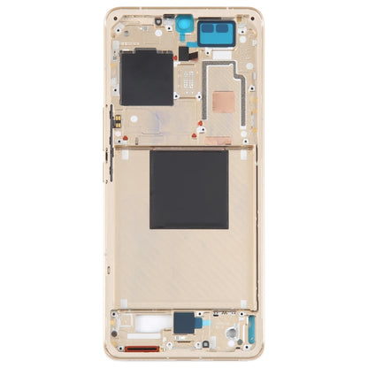 For Xiaomi 12S Ultra Original Front Housing LCD Frame Bezel Plate (Gold) - Repair & Spare Parts by buy2fix | Online Shopping UK | buy2fix