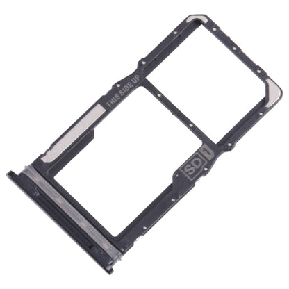 For Motorola Moto G Power 2022 SIM Card Tray + Micro SD Card Tray (Black) - Card Socket by buy2fix | Online Shopping UK | buy2fix