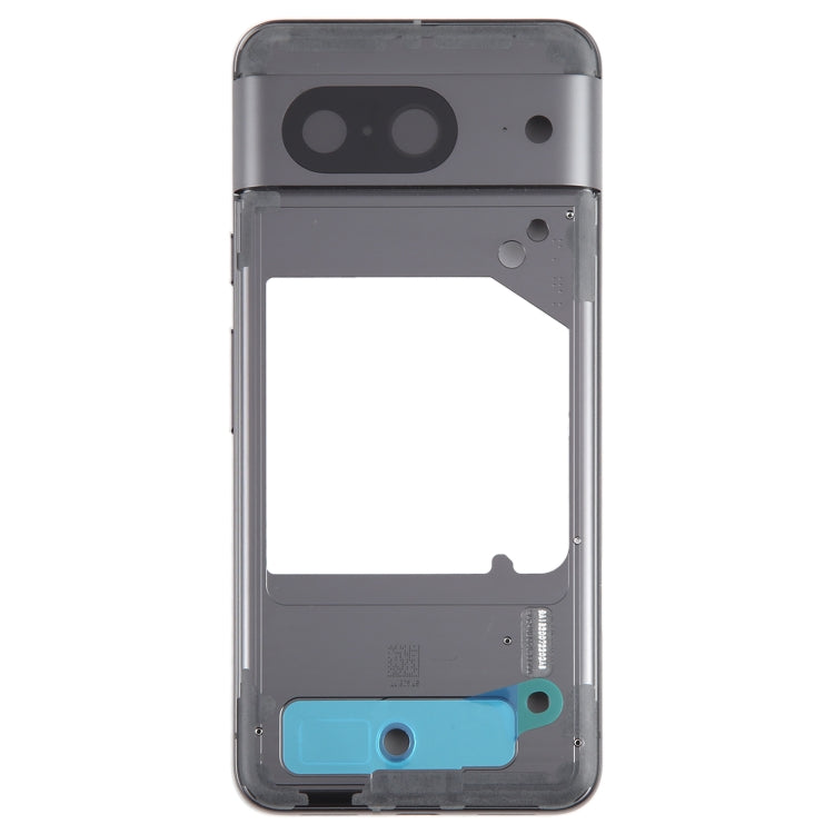 For Google Pixel 8 Original Front Housing LCD Frame Bezel Plate (Black) - Full Housing Cover by buy2fix | Online Shopping UK | buy2fix