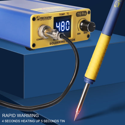 Mechanic T12 Pro Intelligent Anti-static Digital Heating Solder Station, US Plug - Soldering Iron Stand by MECHANIC | Online Shopping UK | buy2fix