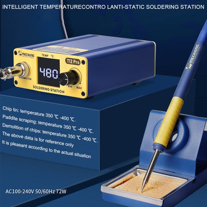 Mechanic T12 Pro Intelligent Anti-static Digital Heating Solder Station, US Plug - Soldering Iron Stand by MECHANIC | Online Shopping UK | buy2fix