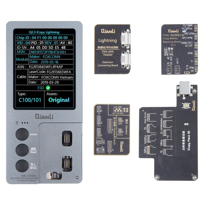 For iPhone 6 - 14 Pro Max 5 in 1 Qianli iCopy Plus 2.2 Repair Detection Programmer Set, Plug: EU -  by QIANLI | Online Shopping UK | buy2fix