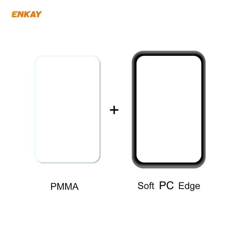 2 PCS For Huawei Honor Watch ES ENKAY Hat-Prince 3D Full Screen Soft PC Edge + PMMA HD Screen Protector Film - Screen Protector by ENKAY | Online Shopping UK | buy2fix