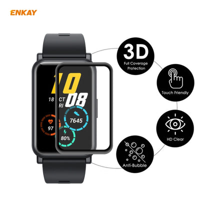 2 PCS For Huawei Honor Watch ES ENKAY Hat-Prince 3D Full Screen Soft PC Edge + PMMA HD Screen Protector Film - Screen Protector by ENKAY | Online Shopping UK | buy2fix