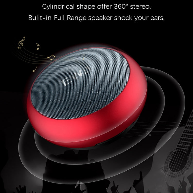 EWA A110 IPX5 Waterproof Portable Mini Metal Wireless Bluetooth Speaker Supports 3.5mm Audio & 32GB TF Card & Calls(Silver) - Mini Speaker by EWA | Online Shopping UK | buy2fix