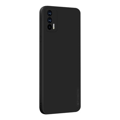 For OPPO Realme GT / GT NEO / Realme Q3 Pro PINWUYO Touching Series Liquid Silicone TPU Shockproof Case(Black) - Realme Cases by PINWUYO | Online Shopping UK | buy2fix