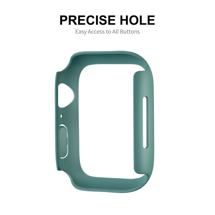 ENKAY Hat-Prince PC Frame + Full Coverage PMMA HD Screen Protector Film For Apple Watch Series 8 / 7 45mm(Black) - Smart Wear by ENKAY | Online Shopping UK | buy2fix