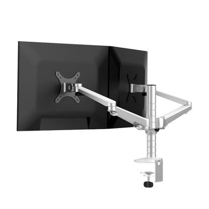 OA-4S Aluminum Double Arm Desktop Display Table Monitor Mount Stand - Computer & Networking by buy2fix | Online Shopping UK | buy2fix
