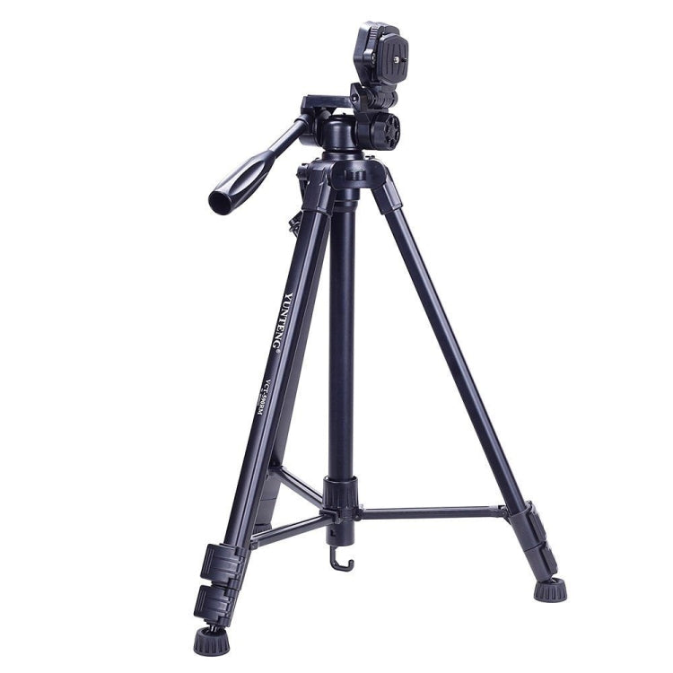 YUNTENG VCT-590 Aluminum Tripod Mount with Fluid Drag Head - Camera Accessories by buy2fix | Online Shopping UK | buy2fix