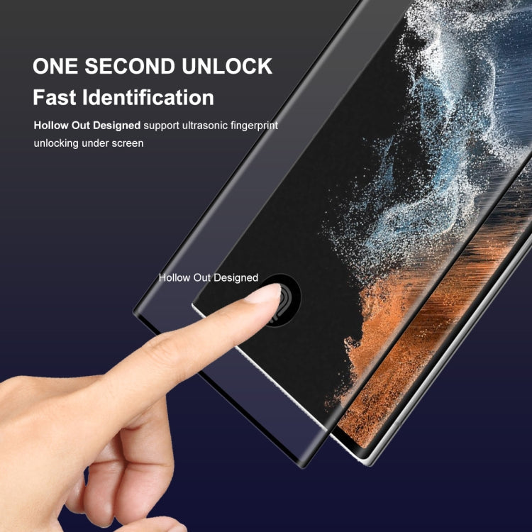 For Samsung Galaxy S22 Ultra 5pcs ENKAY 3D Curved Hot Bending Tempered Glass Full Film, Hole Unlock - Galaxy S22 Ultra 5G Tempered Glass by ENKAY | Online Shopping UK | buy2fix