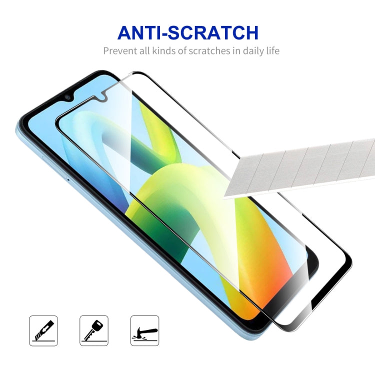 For Xiaomi Redmi A1 / A1+ / A2 / A2+ 2pcs ENKAY Full Glue 0.26mm 9H 2.5D Tempered Glass Full Film -  by ENKAY | Online Shopping UK | buy2fix