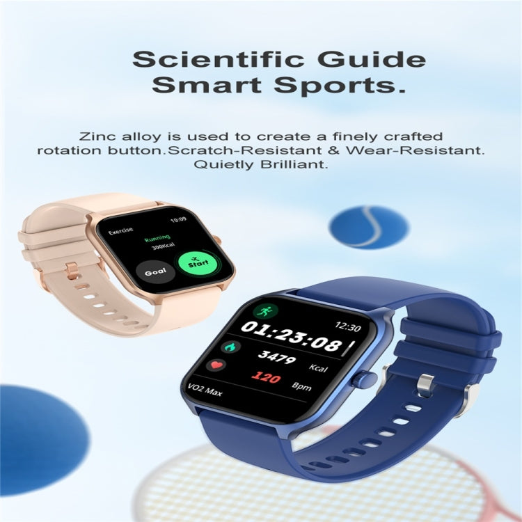 P58 1.96 inch Color Screen Smart Watch Support Heart Rate Monitoring / Blood Pressure Monitoring(Silver) - Smart Wear by buy2fix | Online Shopping UK | buy2fix