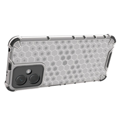 For Xiaomi Redmi Note 12 4G Shockproof Honeycomb Phone Case(White) - Xiaomi Cases by buy2fix | Online Shopping UK | buy2fix