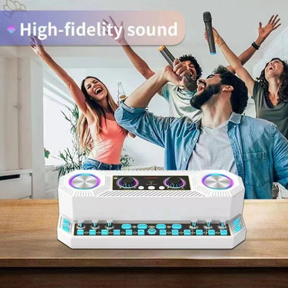 X20 Multifunction Singing Sound Card Audio Machine Square Dance Karaoke Wireless Bluetooth Speaker - Consumer Electronics by buy2fix | Online Shopping UK | buy2fix