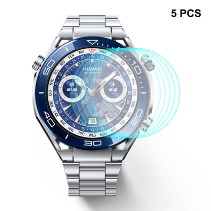 5pcs For Huawei Watch Ultimate ENKAY Hat-Prince 0.2mm 9H Tempered Glass Screen Protector Watch Film - Screen Protector by ENKAY | Online Shopping UK | buy2fix