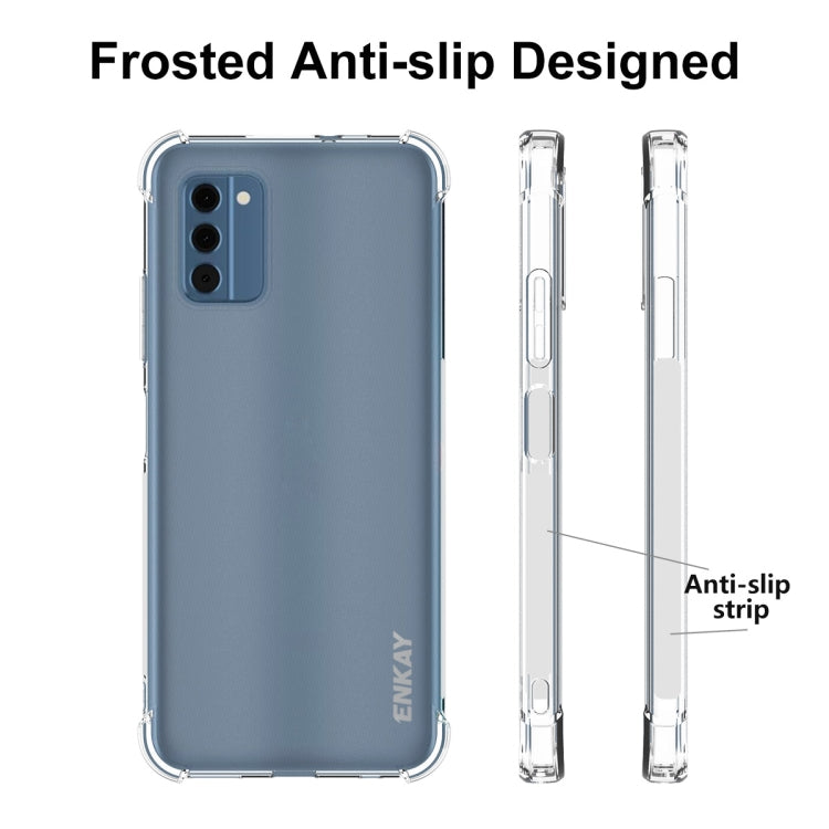 For Nokia C300 4G ENKAY Transparent TPU Shockproof Phone Case - Nokia Cases by ENKAY | Online Shopping UK | buy2fix