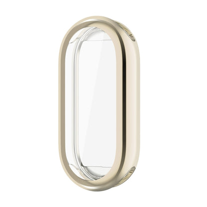 For Xiaomi Mi Band 8 ENKAY Hat-Prince Full Coverage Electroplated Soft TPU Watch Case with Screen Protection(Gold) - Watch Cases by ENKAY | Online Shopping UK | buy2fix