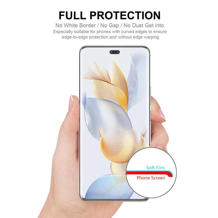 For Honor 90 Pro 2pcs ENKAY Full Glue Soft Explosion-proof Hydrogel Film - For Huawei by ENKAY | Online Shopping UK | buy2fix