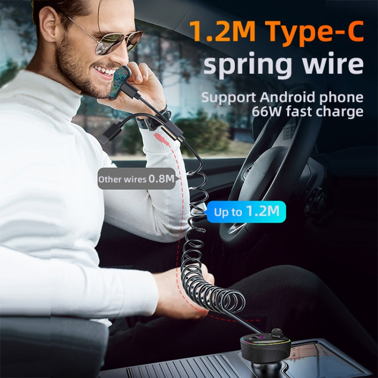 K11 Portable USB + Type-C PD Car Charger Phone Tablet Fast Charging Adapter - Car Charger by buy2fix | Online Shopping UK | buy2fix