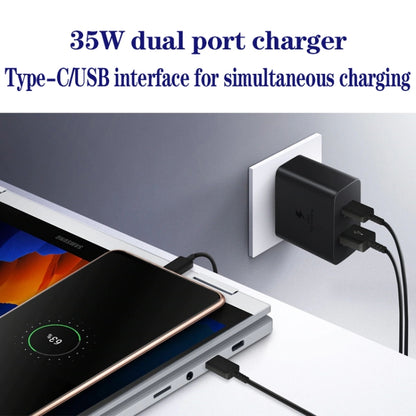 35W USB-C / Type-C + USB Charger Supports PPS / PD Protocol with Dual Type-C Cable, EU Plug - USB Charger by buy2fix | Online Shopping UK | buy2fix