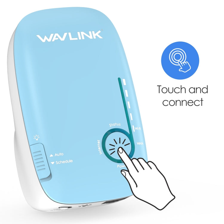 WAVLINK WN576K2 AC1200 Household WiFi Router Network Extender Dual Band Wireless Repeater, Plug:US Plug (White) - Wireless Routers by WAVLINK | Online Shopping UK | buy2fix