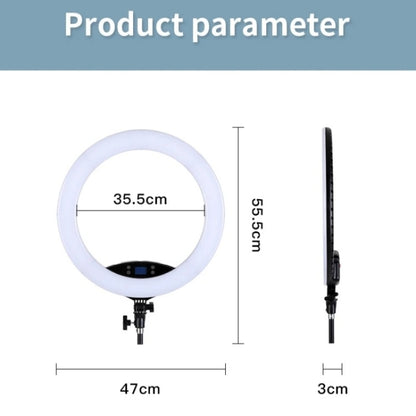 JMARY FM-19RS Photography LED Ring Fill Light 19-inch Touch Control Beauty Light(EU Plug) -  by Jmary | Online Shopping UK | buy2fix