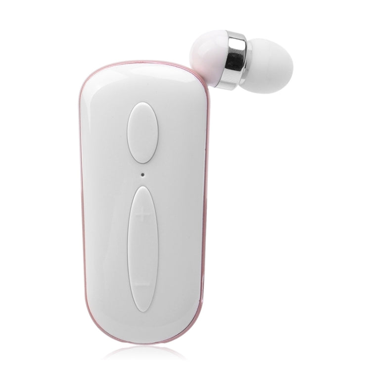 K36 Stereo Wireless Bluetooth Headset Calls Remind Vibration Wear Clip Driver Auriculares Earphone(Pink) - Bluetooth Earphone by buy2fix | Online Shopping UK | buy2fix