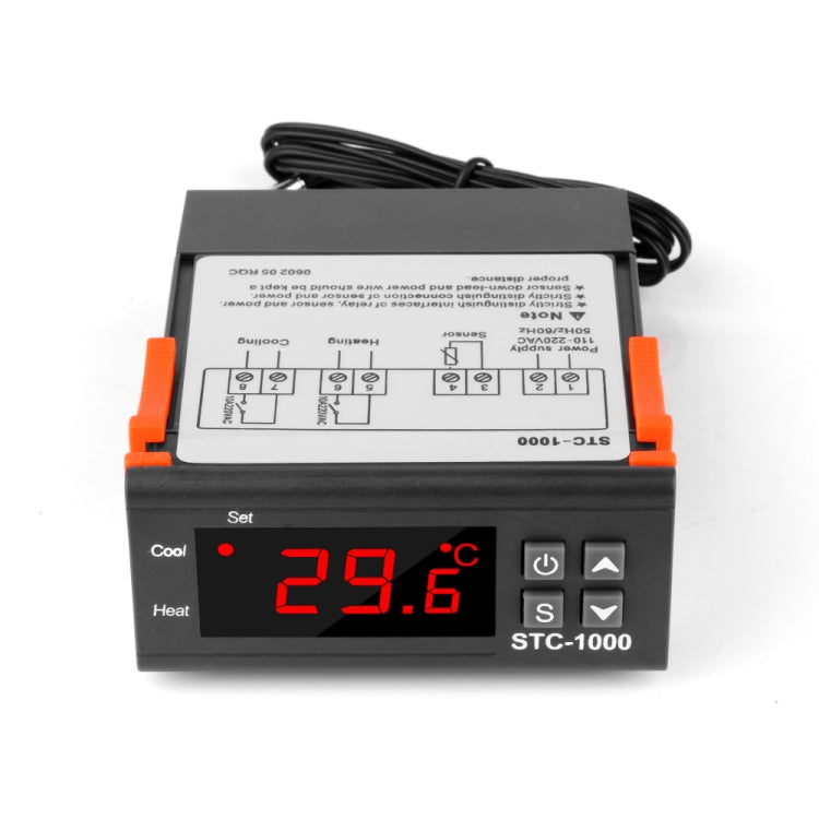 STC-1000 24V Digital Temperature Controller LED Temperature Regulator Thermostat for Incubator Relay 10A Heating and Cooling - Consumer Electronics by buy2fix | Online Shopping UK | buy2fix