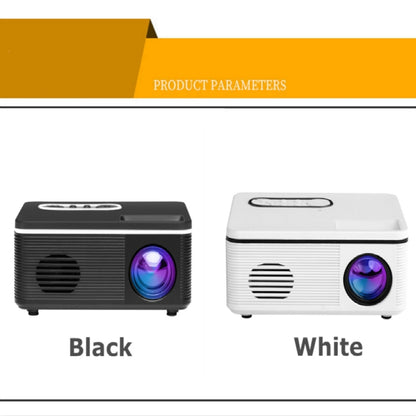S361 80 lumens 320 x 240 Pixel Portable Mini Projector, Support 1080P, UK Plug(Black) - Consumer Electronics by buy2fix | Online Shopping UK | buy2fix