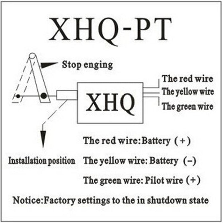 Normally Close DC 12V/24V Diesel Engine Flame Out Device Engine Stop Solenoid Valve XHQ-PT Power Off Pull Type Flameout Magnetic 12V - Home & Garden by buy2fix | Online Shopping UK | buy2fix