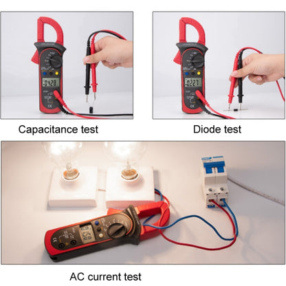 ANENG ST201 AC And DC Digital Clamp Multimeter Voltage And Current Measuring Instrument Tester( Blue) - Consumer Electronics by ANENG | Online Shopping UK | buy2fix