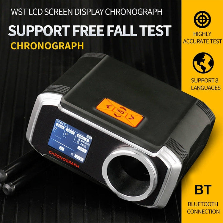 WoSporT LCD Screen Display Chronograph Speed Tester, APP Bluetooth Synchronization Eight Languages Show Speed Measurement - Consumer Electronics by buy2fix | Online Shopping UK | buy2fix